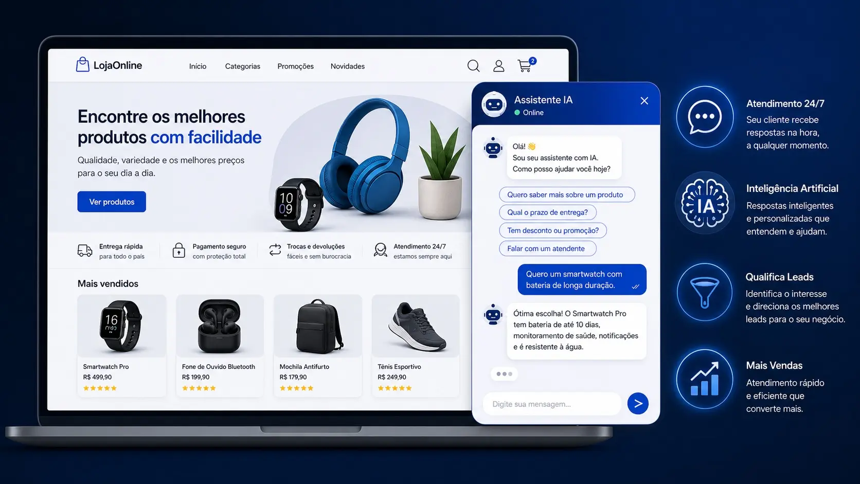 Multiplique as Suas Vendas: Como um Chatbot IA Qualifica Leads 24 Horas por Dia